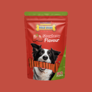 Strawberry Flavour Dogo Sticks